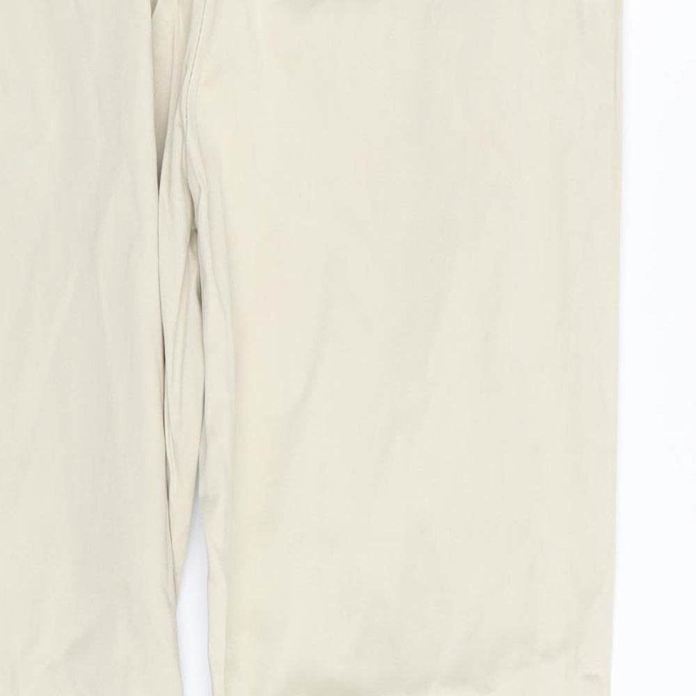 H&M Womens Beige Trousers Size 10 L27 in