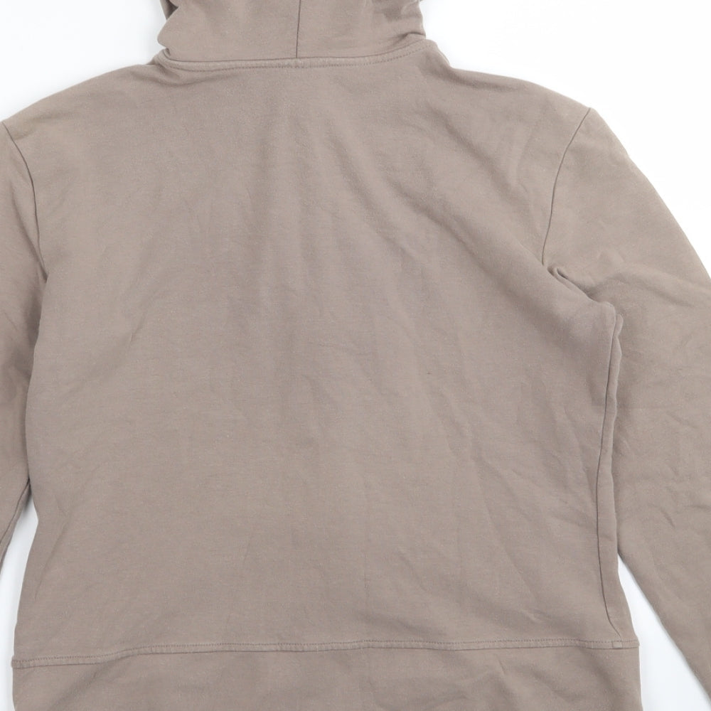 Target Womens Brown Full Zip Jumper Size 10