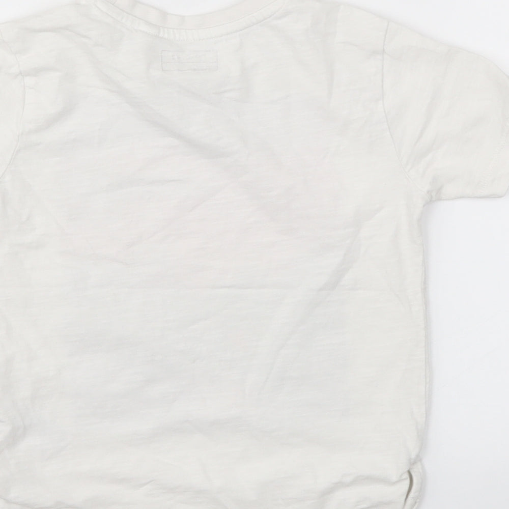 Next Boys White Basic T-Shirt Size 3 Years