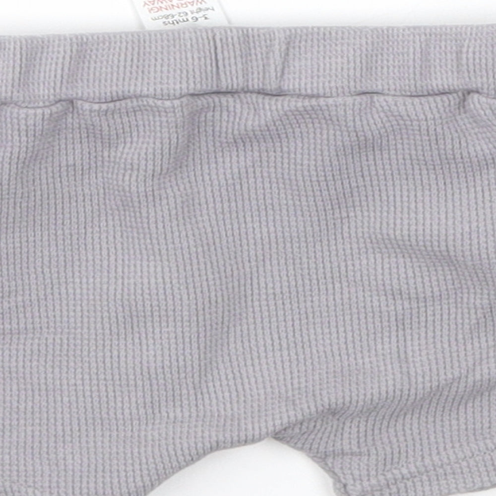 TU Boys Grey Capri Trousers Size 3-6 Months