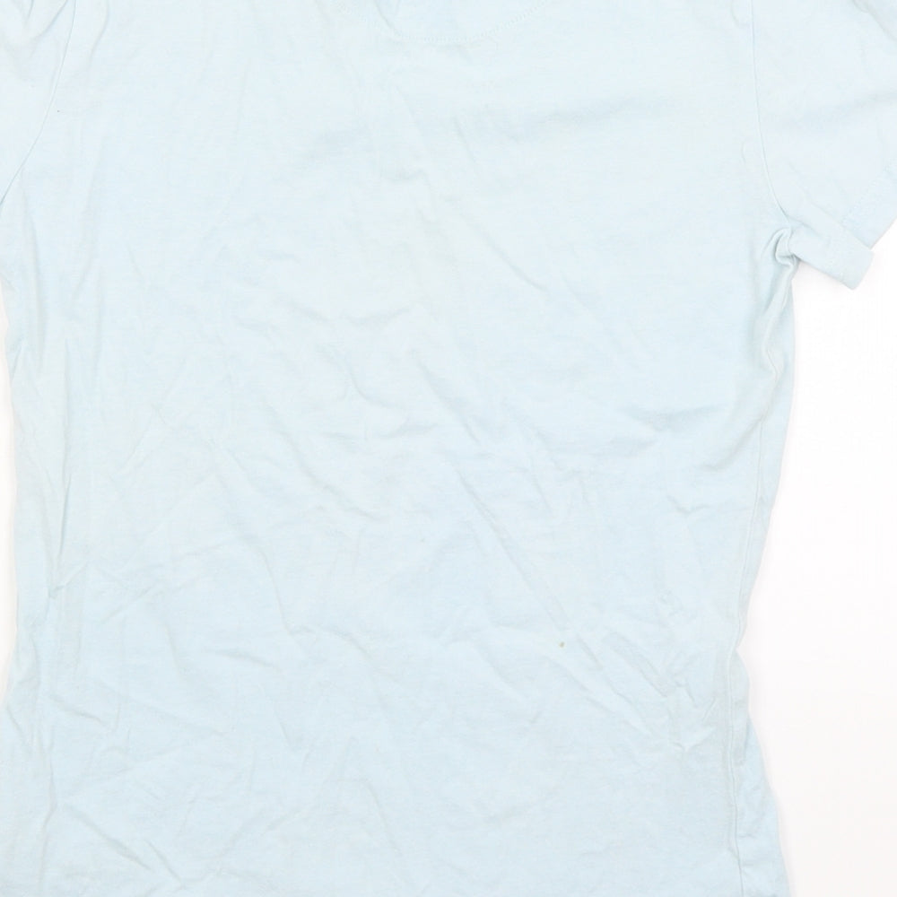 Jack Wills Womens Blue Basic T-Shirt Size 6