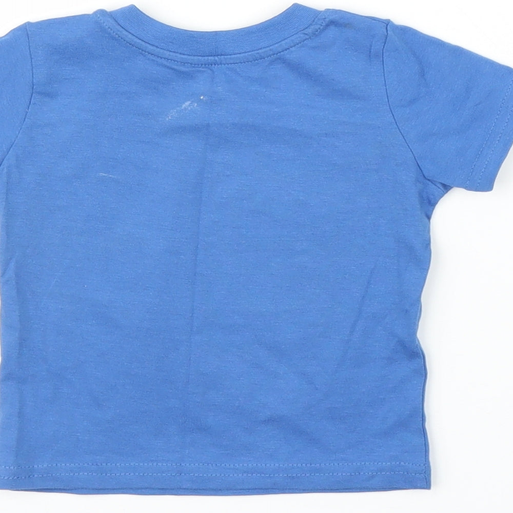 Primark Boys Blue Basic T-Shirt Size 6-9 Months