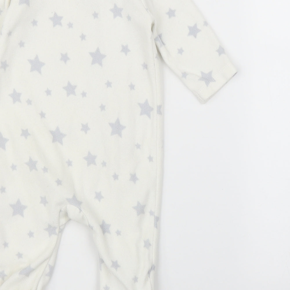 Disney Baby White Babygrow One-Piece Size 3-6 Months - Winnie The Pooh