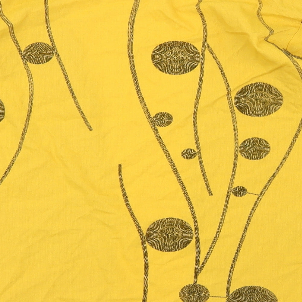 Black Label Womens Yellow Cardigan Jumper Size S