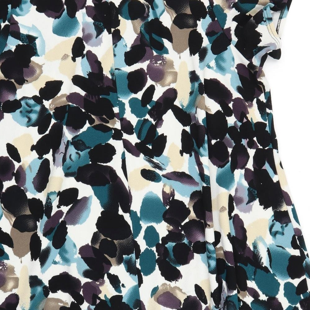 Ebsco Womens Multicoloured Floral A-Line Size 2XL