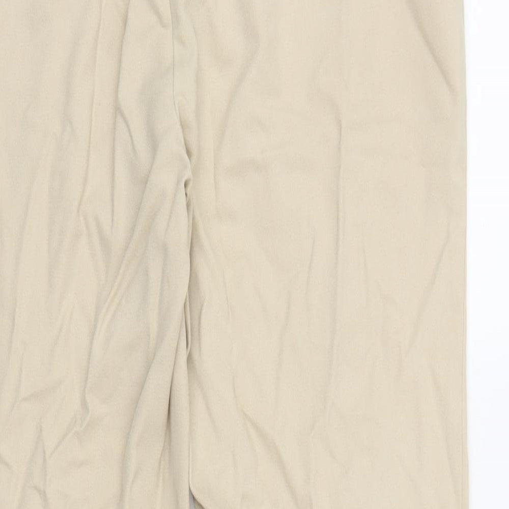 Marks & Spencer Womens Beige Trousers Size 10 L24 in