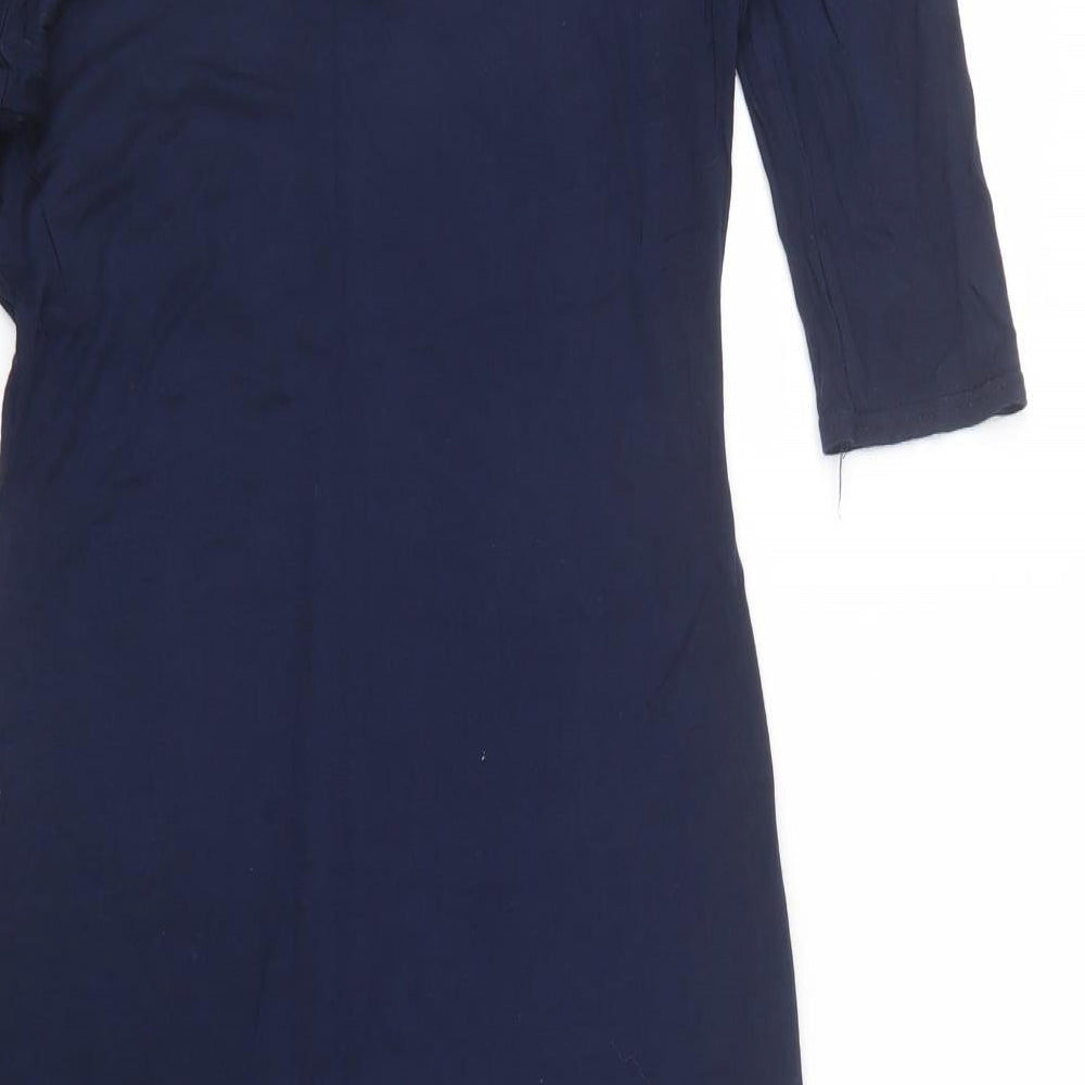 Apricot Womens Blue T-Shirt Dress Size 10