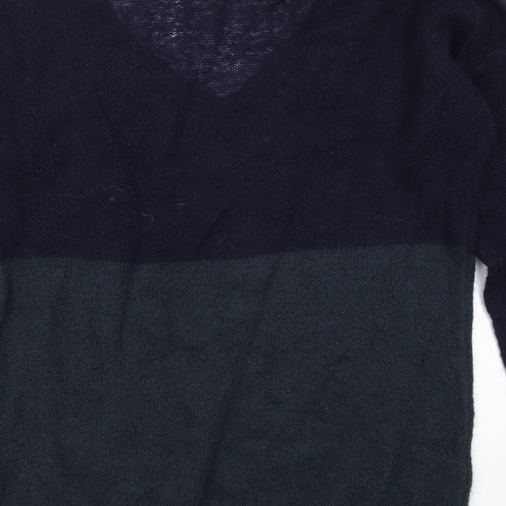 Fenella Womens Blue Pullover Jumper Size M - Colourblock