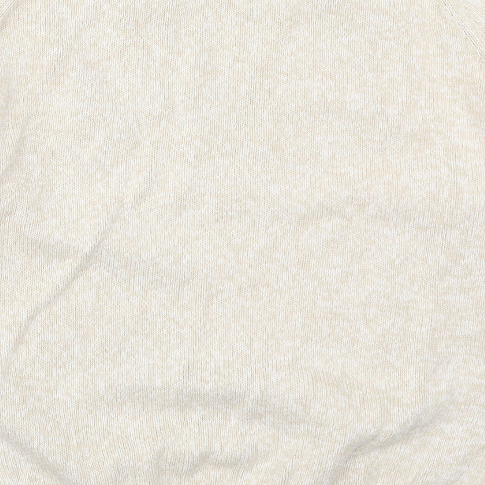 Joie De Vivre Womens Beige Pullover Jumper Size L