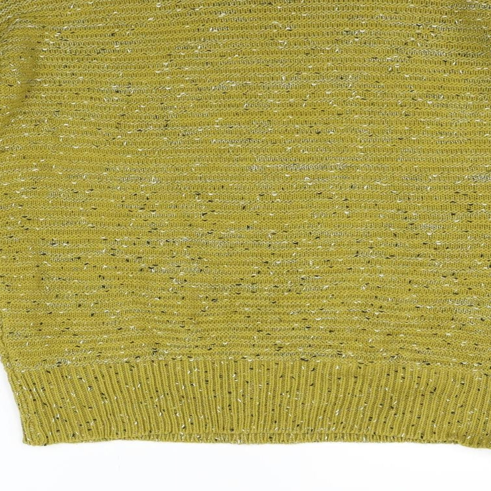 Papaya Womens Yellow Pullover Jumper Size L