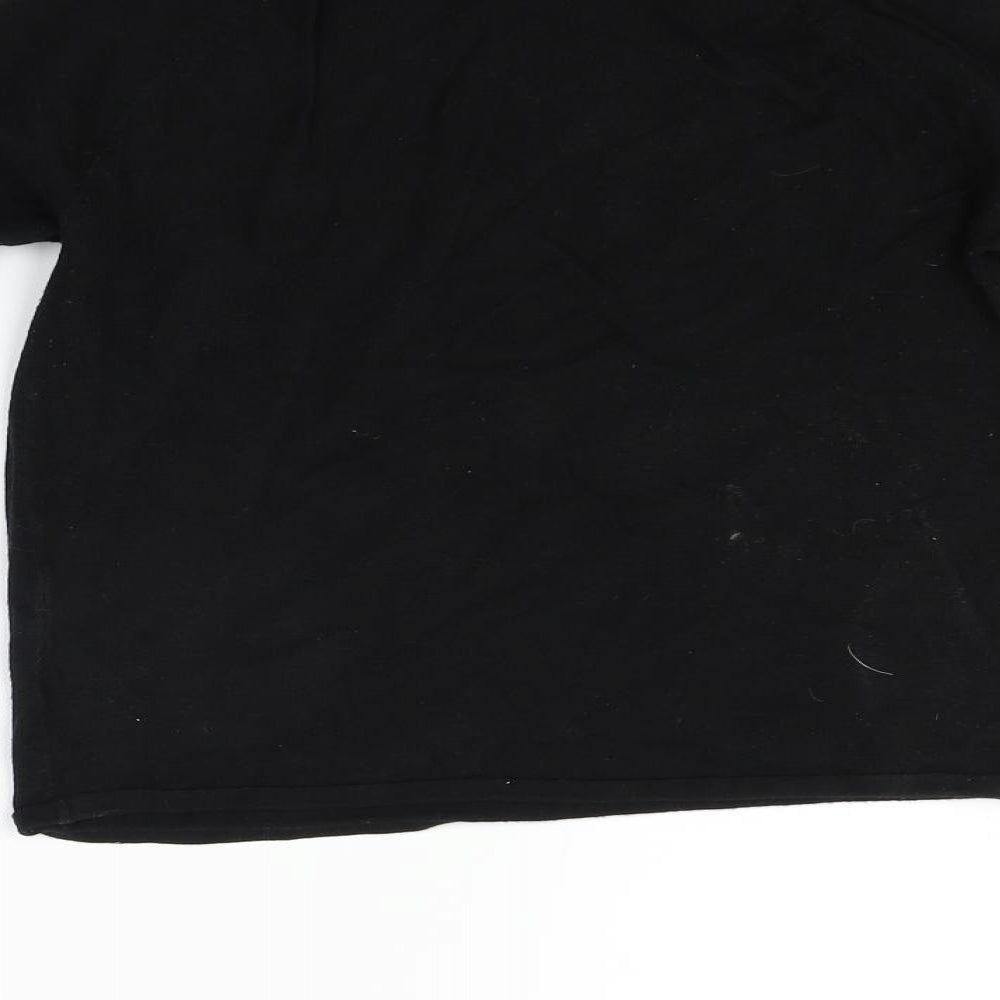 Divided Womens Black Pullover Jumper Size S