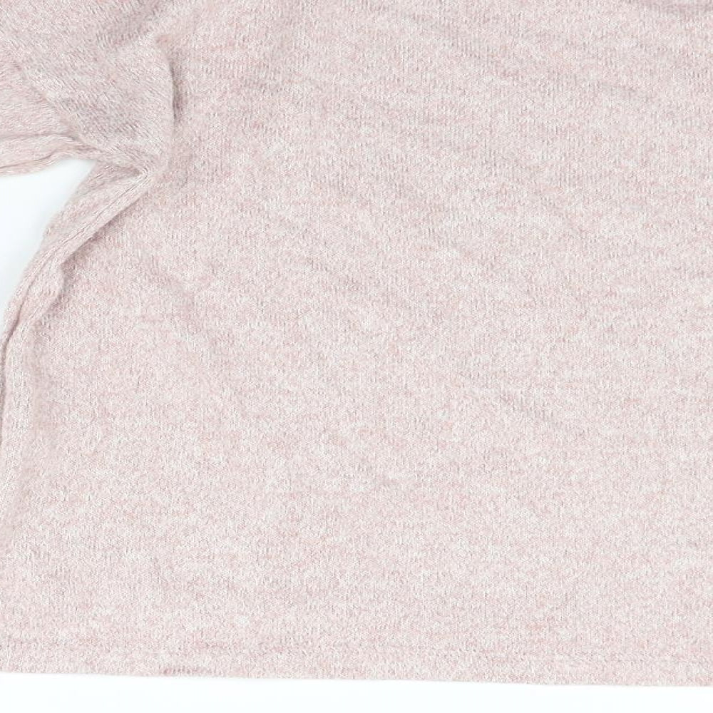 Zara Girls Orange Pullover Jumper Size 8 Years