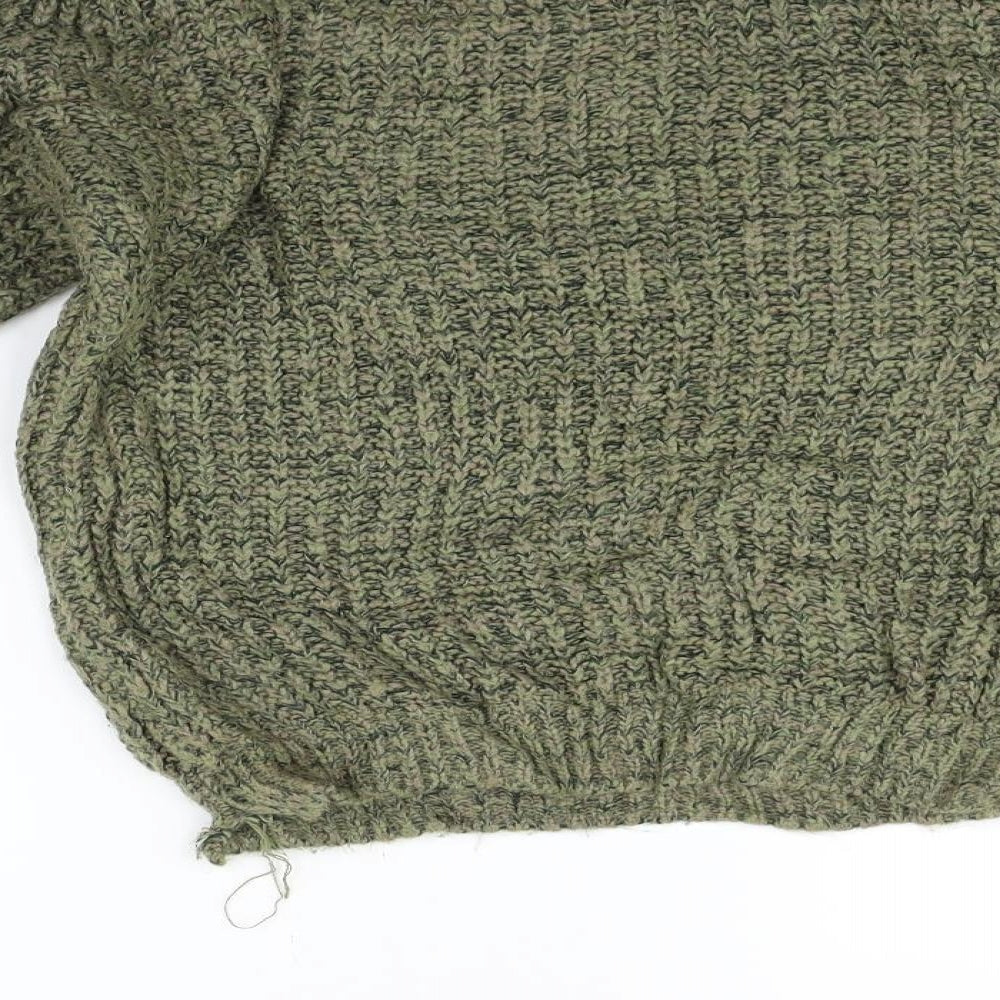 Missguided Womens Gold Pullover Jumper Size M