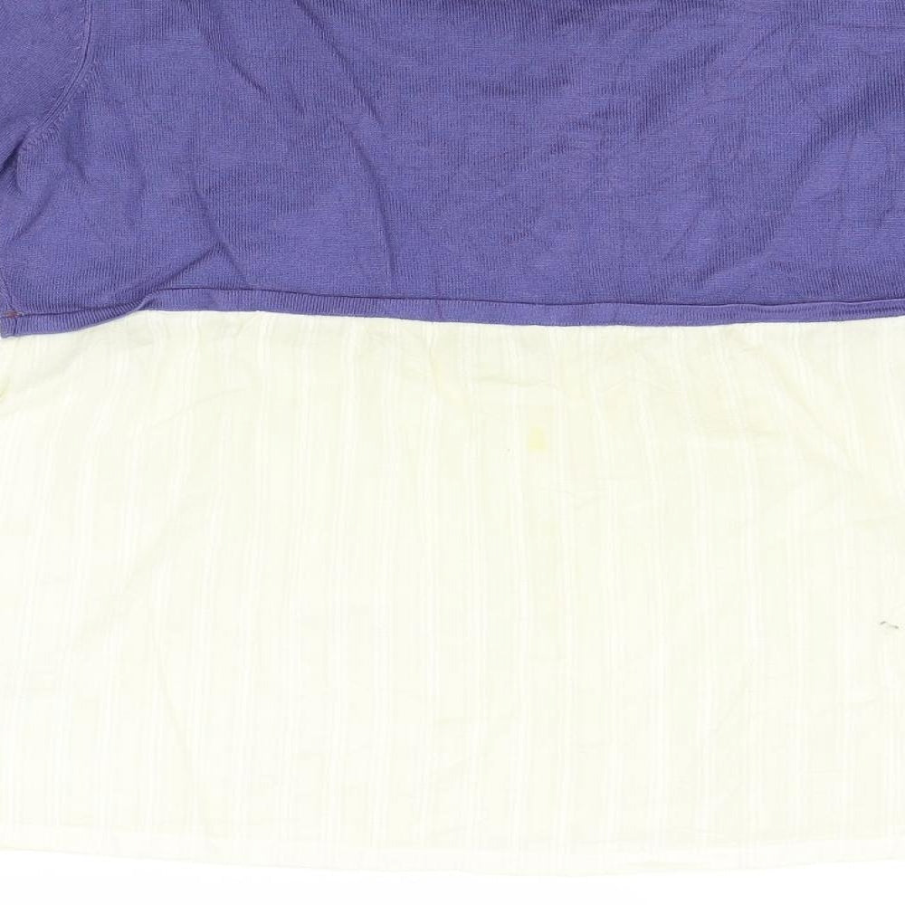 George Womens Purple Pullover Jumper Size 16 - washable marks