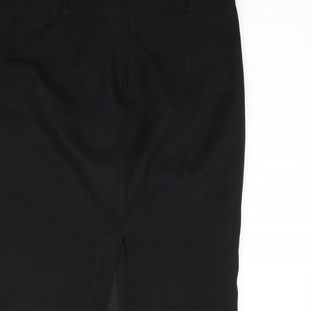 Atmosphere Womens Black Flare Skirt Size 14 - BELTED