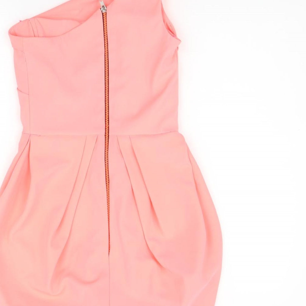River Island Womens Pink Fit & Flare Size 8
