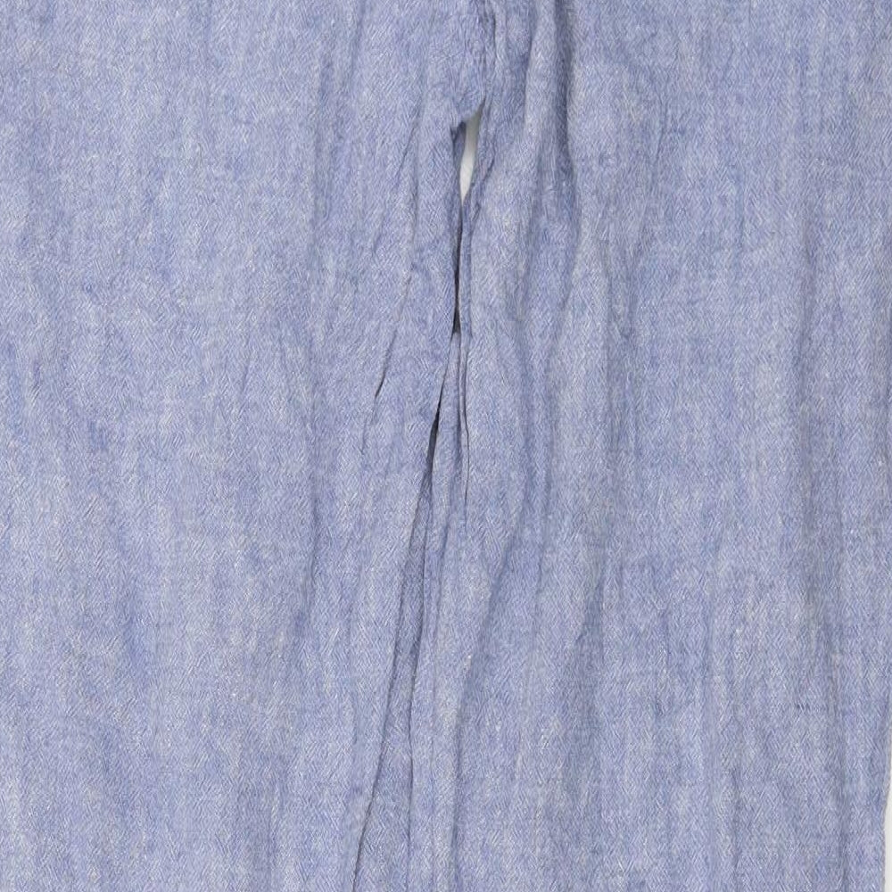 F&F Womens Blue Trousers Size 30 in L25 in