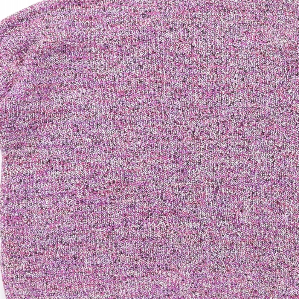 F&F Womens Purple Knit Pullover Jumper Size 8