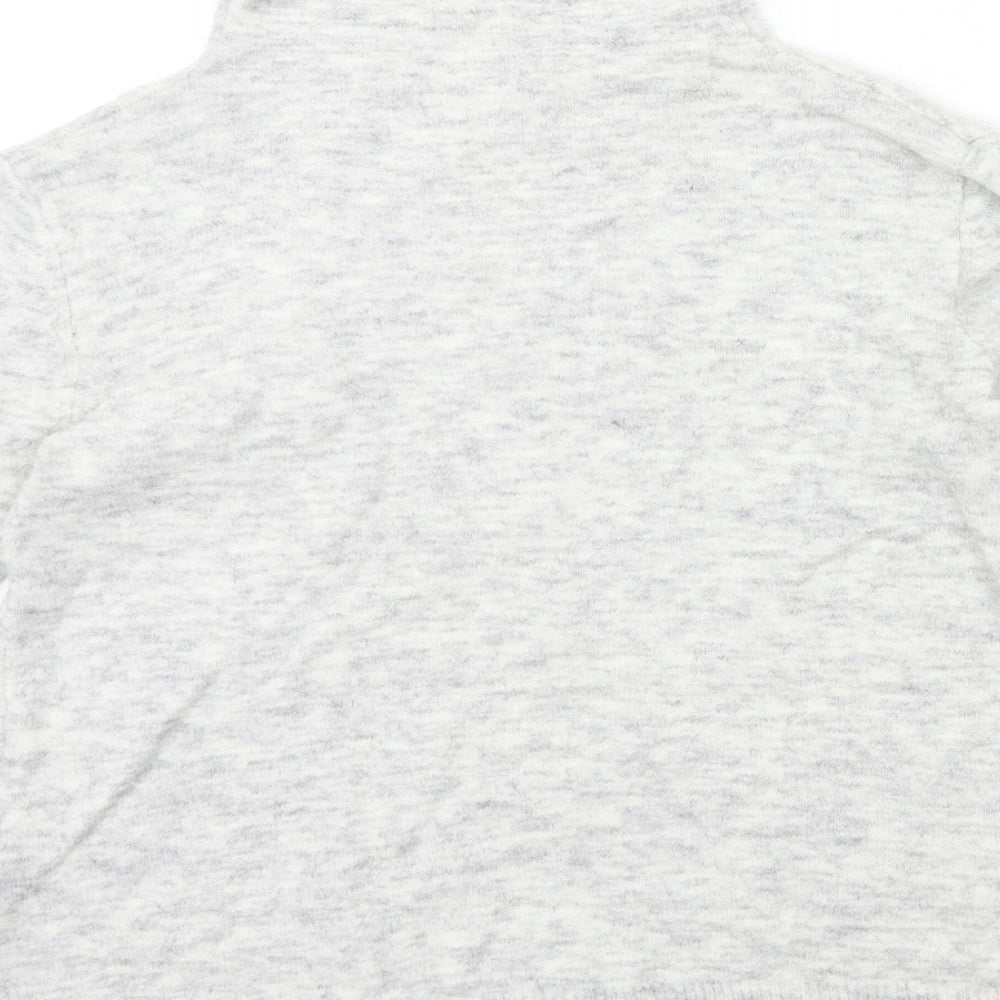 RJR.John Rocha Womens Grey Knit Pullover Jumper Size 12