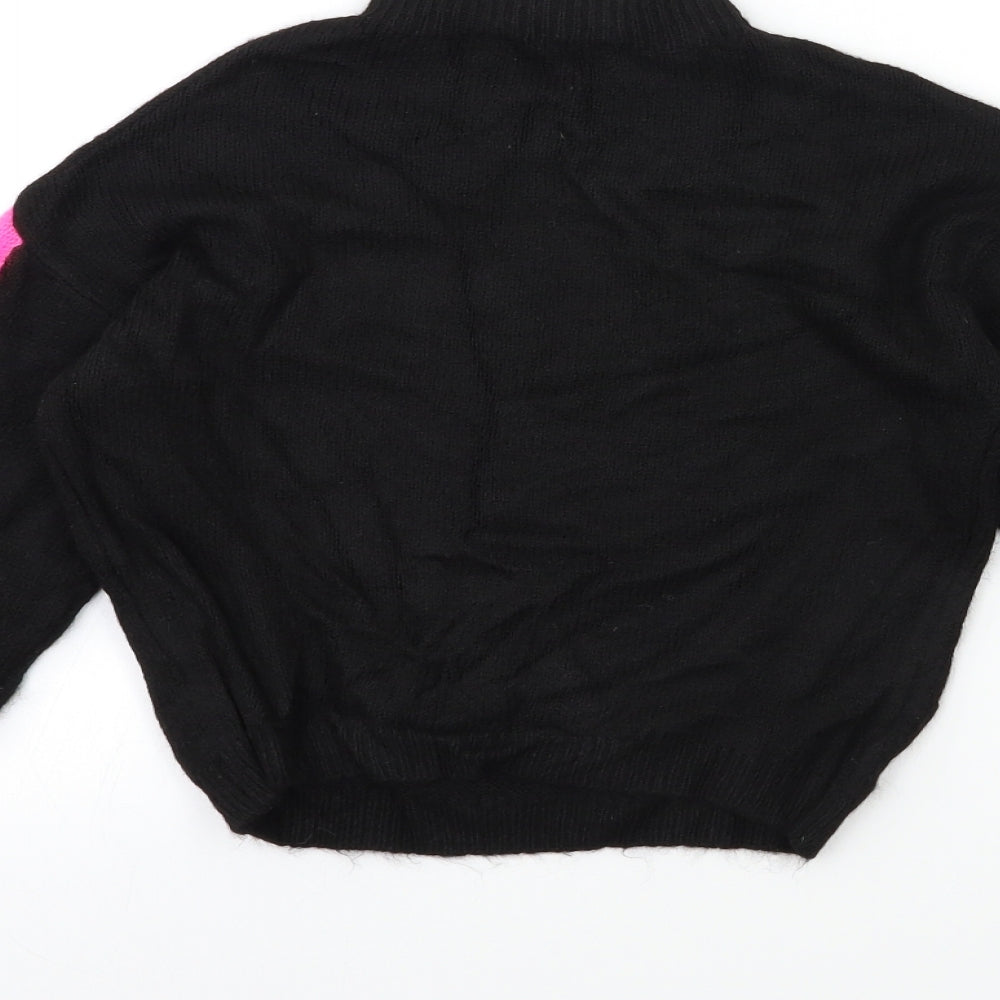Primark Womens Black Knit Pullover Jumper Size 4
