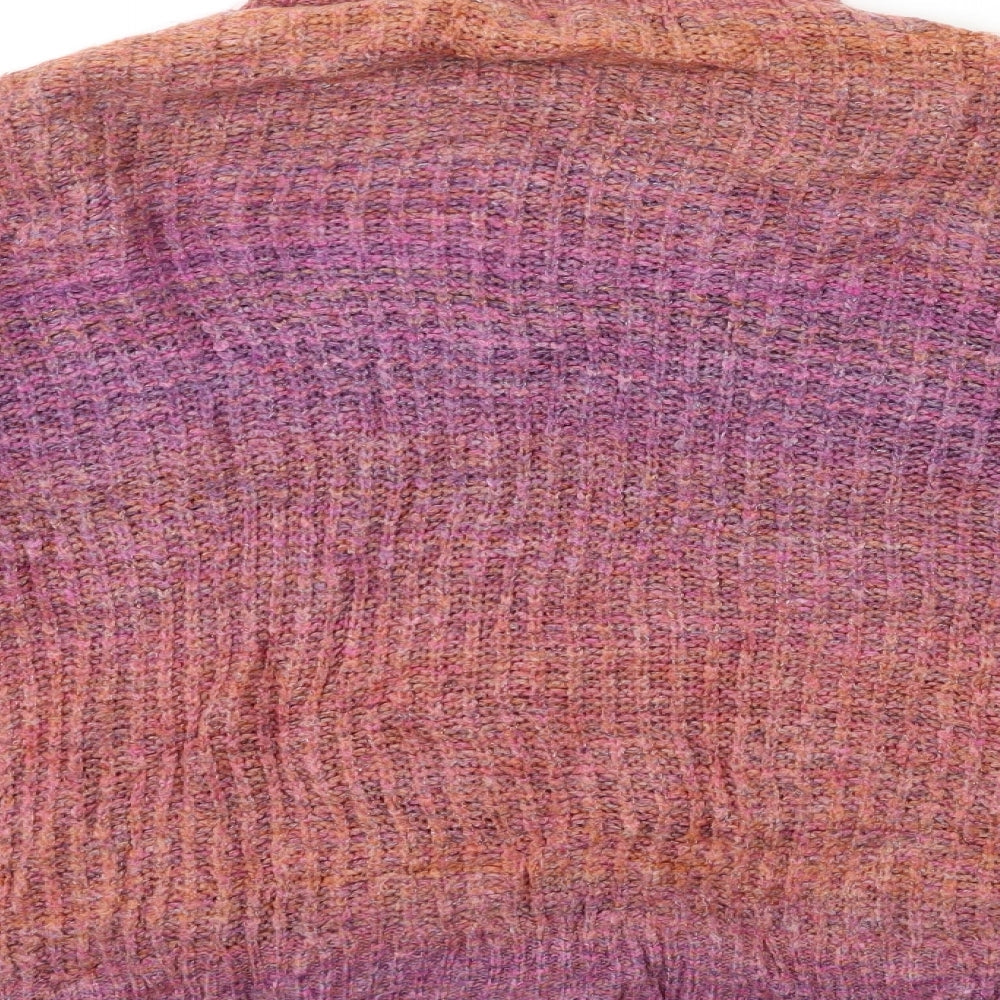 Topshop Womens Purple Knit Pullover Jumper Size 8