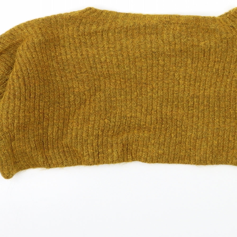 New Look Womens Brown Knit Pullover Jumper Size M