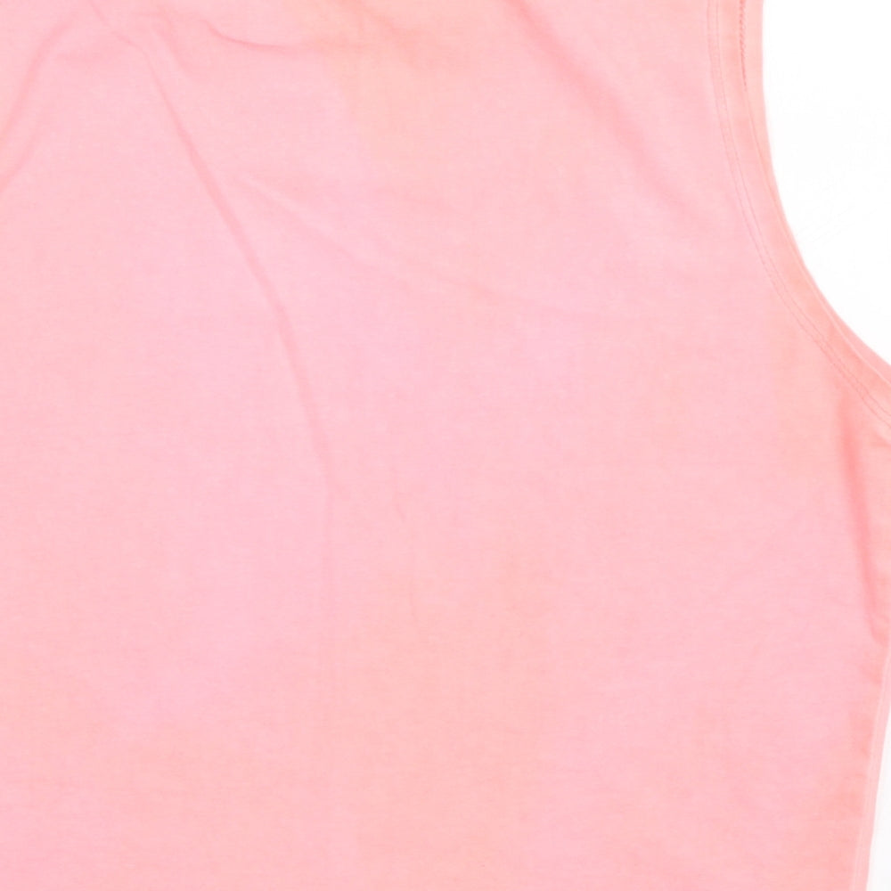 Silvian Heach Womens Pink Basic Tank Size M