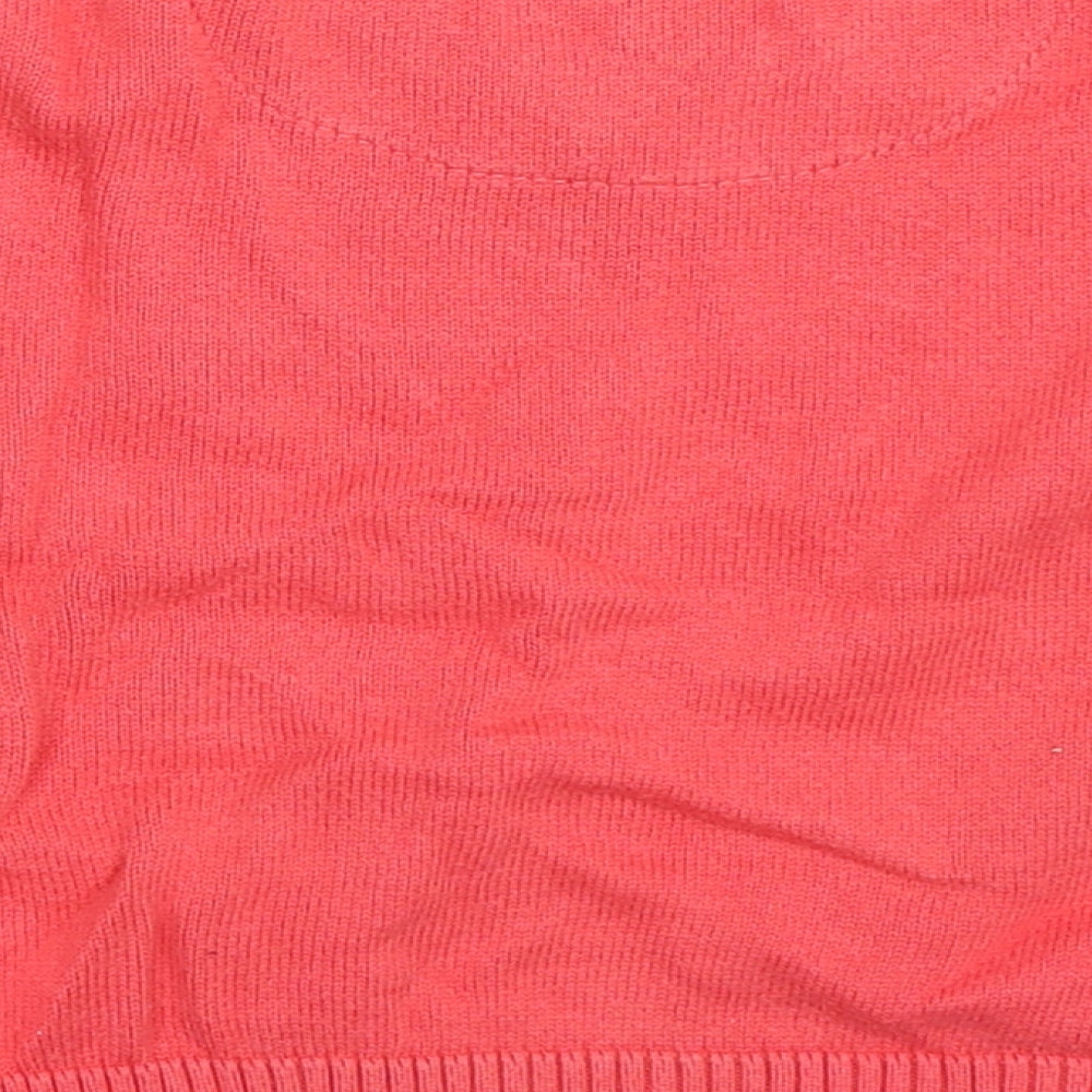 Next Boys Pink Pullover Jumper Size 6-9 Months