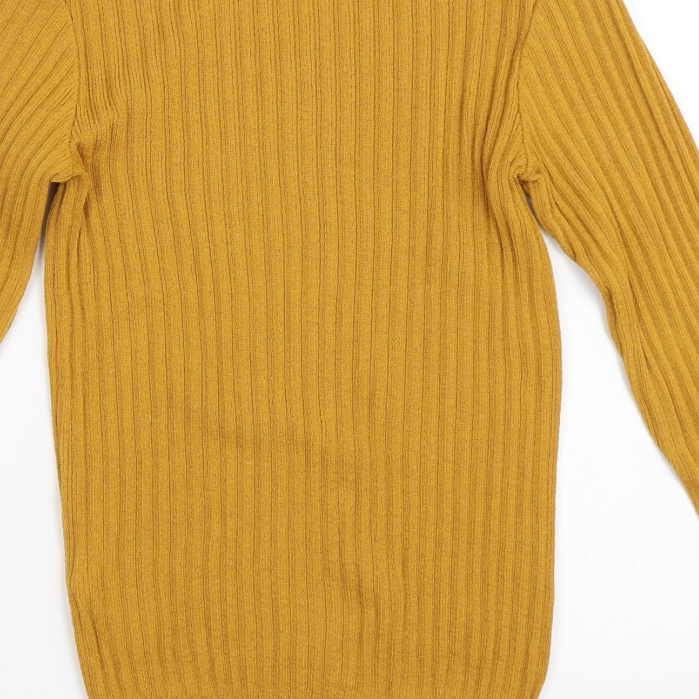 Atmosphere Womens Yellow Pullover Jumper Size S