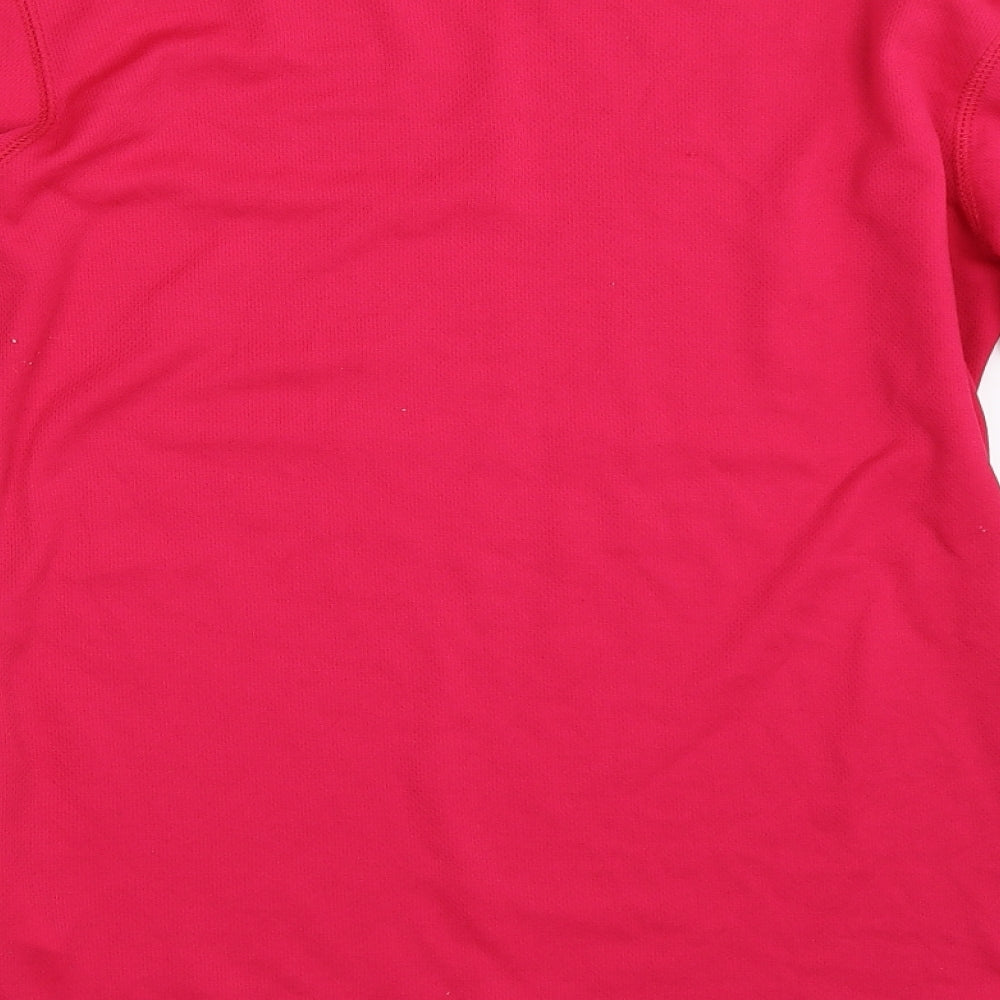 Campri Womens Pink Basic T-Shirt Size 10