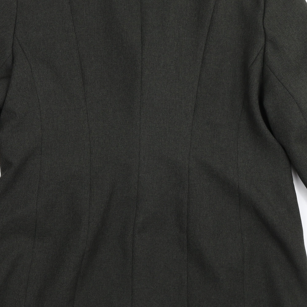 Carrera Womens Green Jacket Blazer Size 14