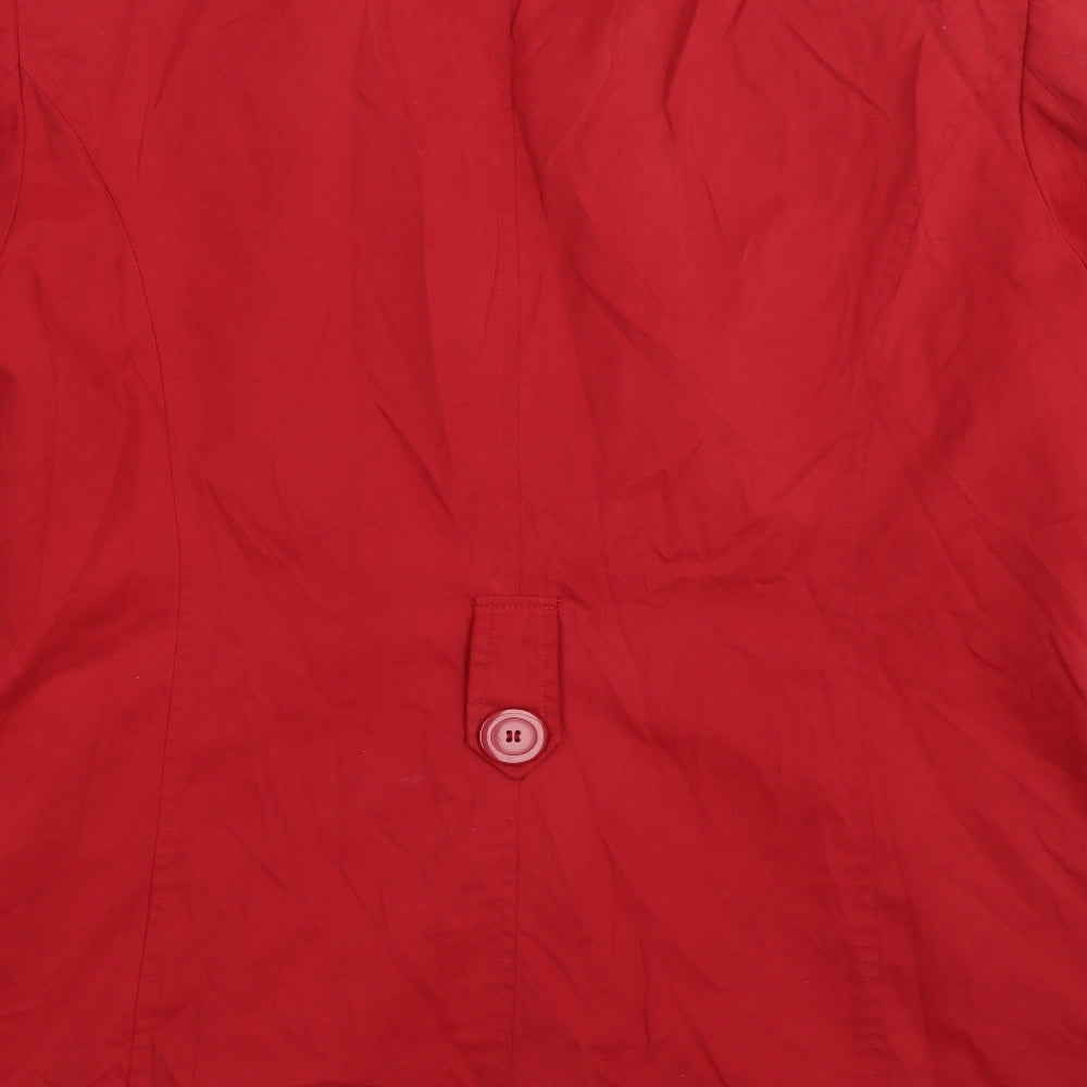 BHS Womens Red Jacket Coat Size 16