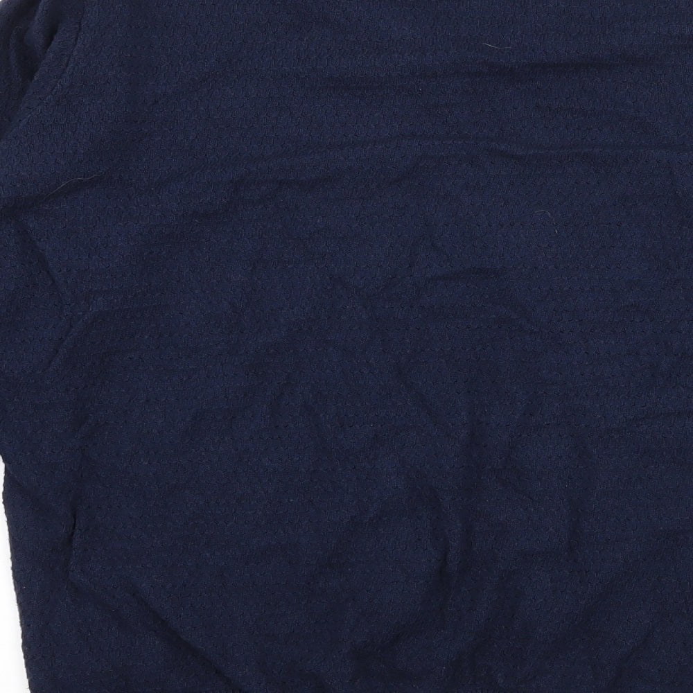River Island Womens Blue Knit Pullover Jumper Size S
