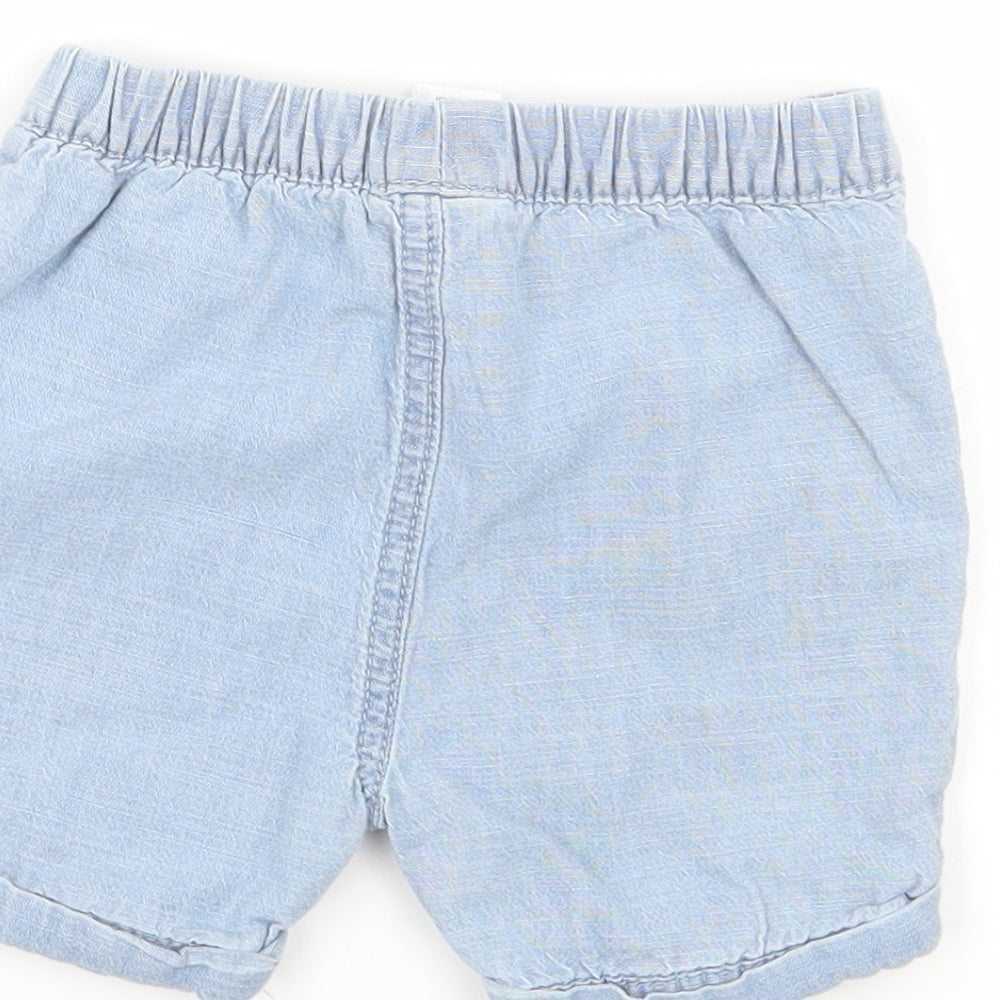 TU Baby Blue Denim Cropped Trousers Size 6-9 Months