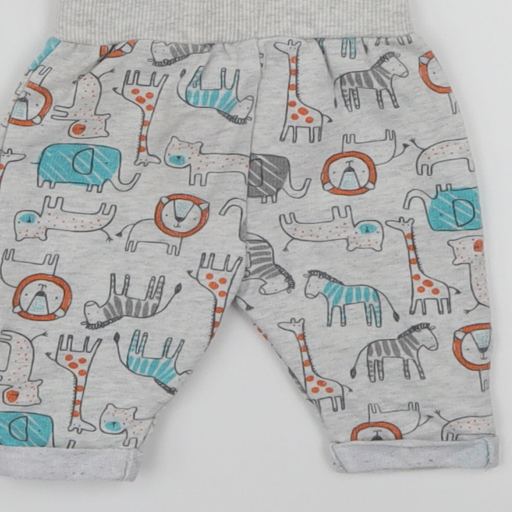 Primark Baby Multicoloured Animal Print Sweatpants Trousers Size 0-3 Months
