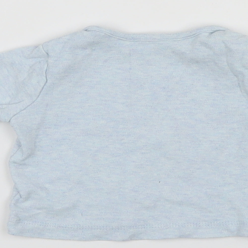 Boots Mini Club Baby Blue Solid Cami Pyjama Top Size 0-3 Months