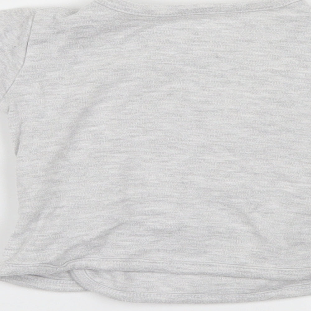 Primark Baby Grey Solid Capri Pyjama Top Size 3-6 Months