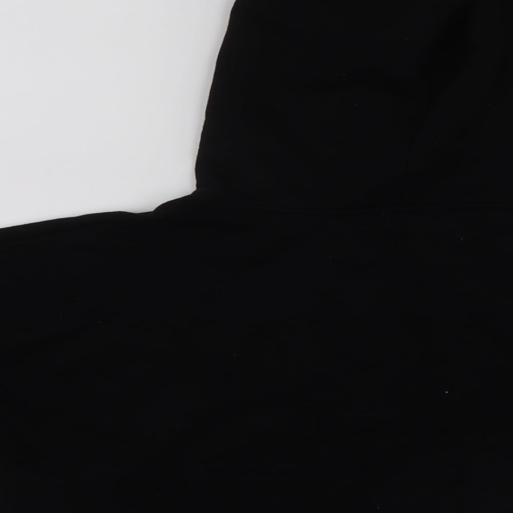 New Look Girls Black Pullover Hoodie Size 12-13 Years - Cropped