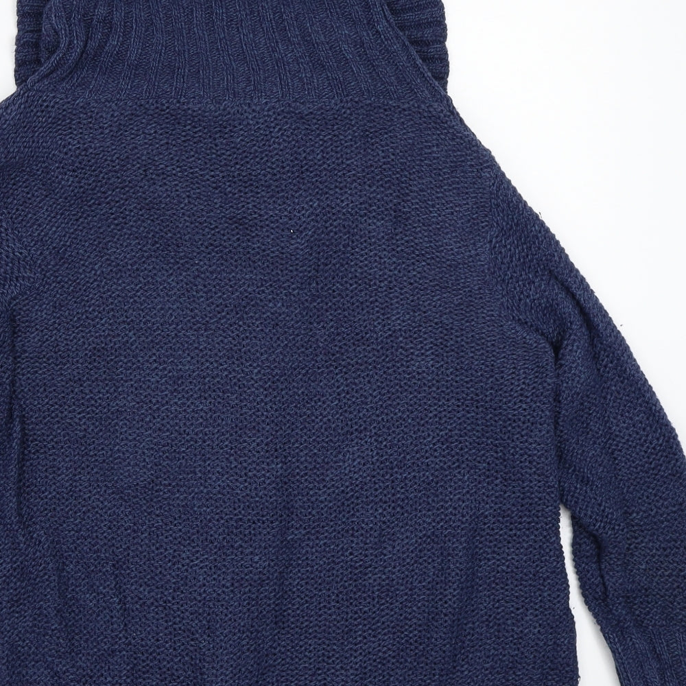 Dorothy Perkins Womens Blue Cardigan Jumper Size 10