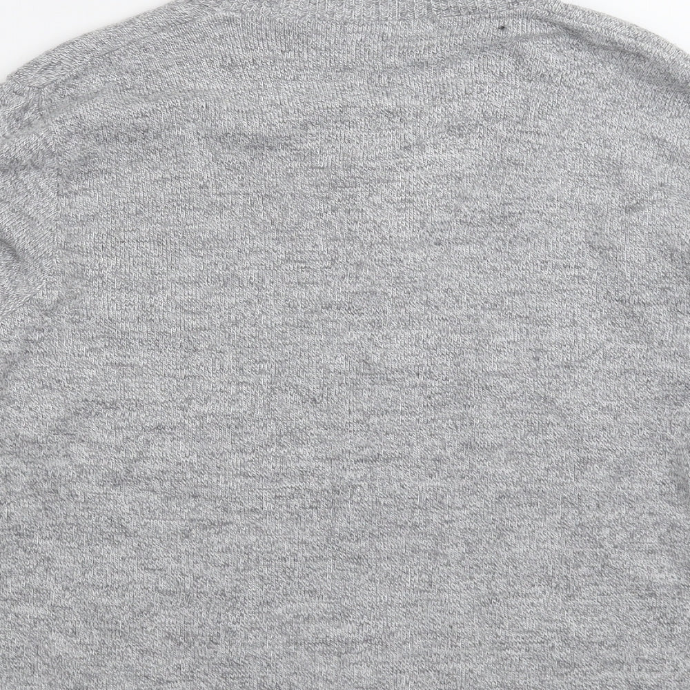 Glimpse Womens Grey Knit Pullover Jumper Size XL