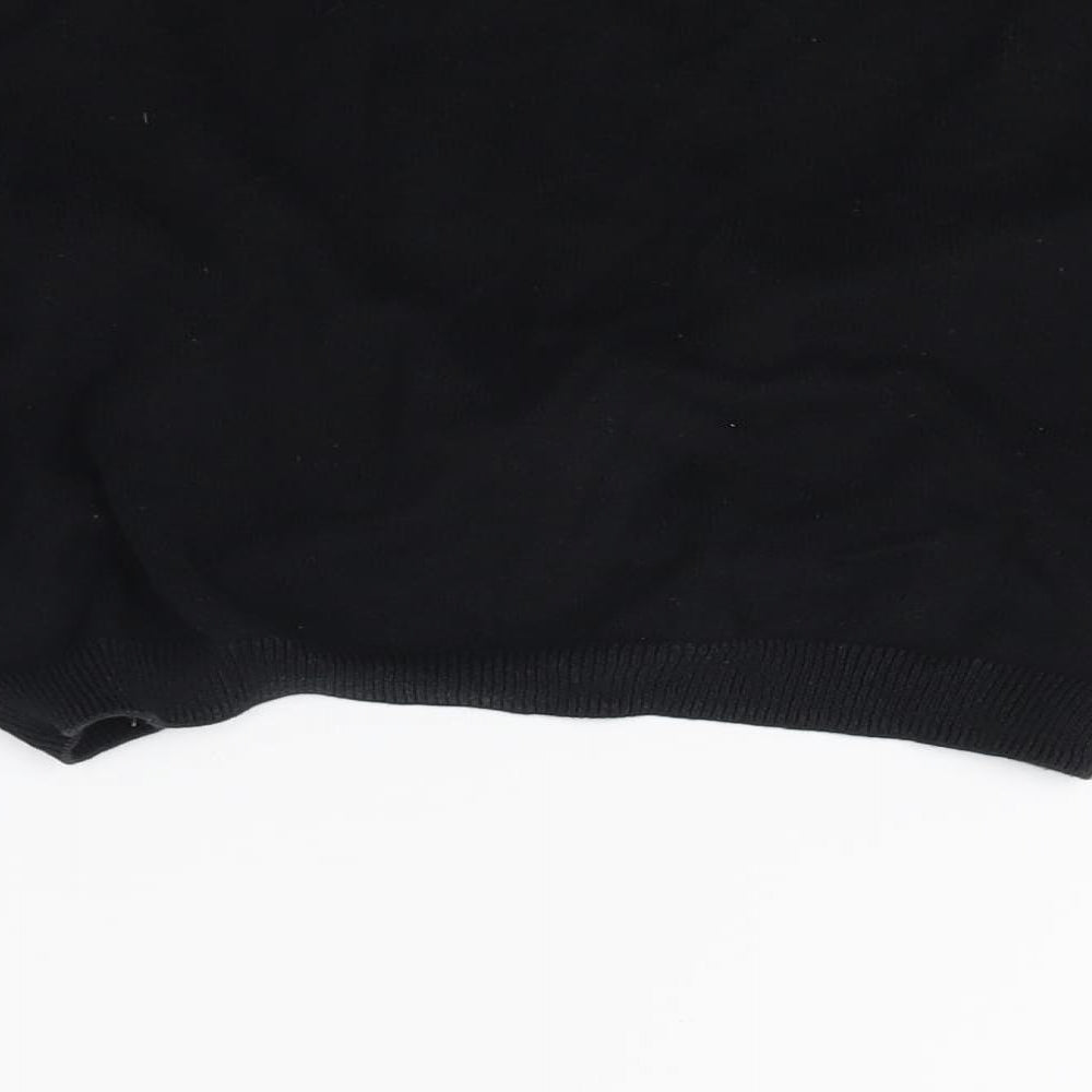Divided Womens Black Cardigan Jumper Size 8
