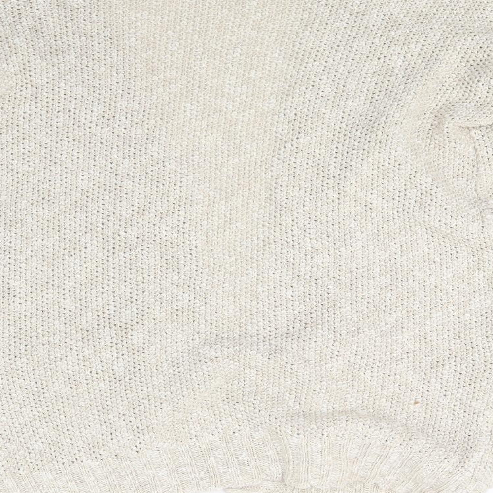 NEXT Womens Beige Knit Pullover Jumper Size 10