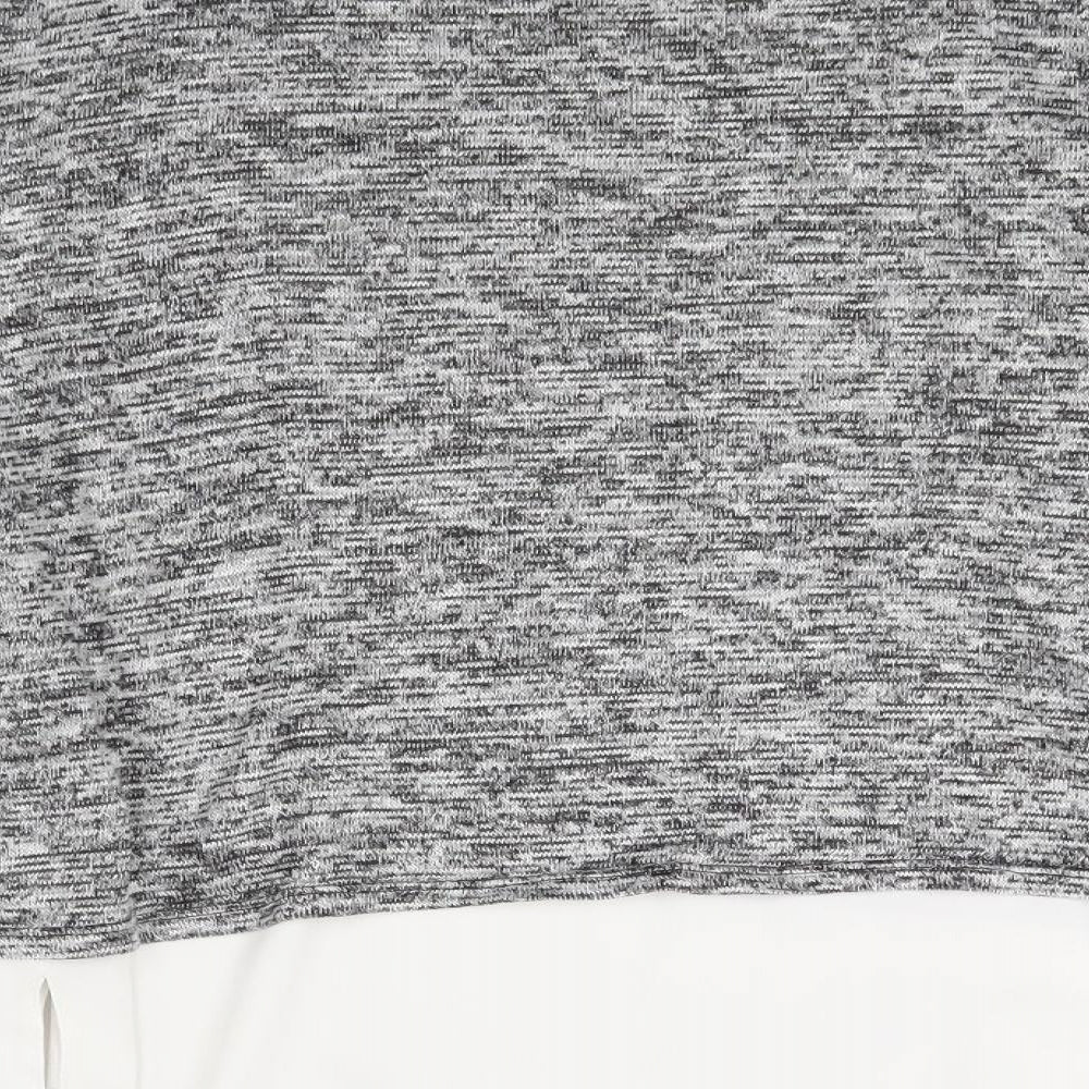 Oasis Womens Grey Knit Pullover Jumper Size S