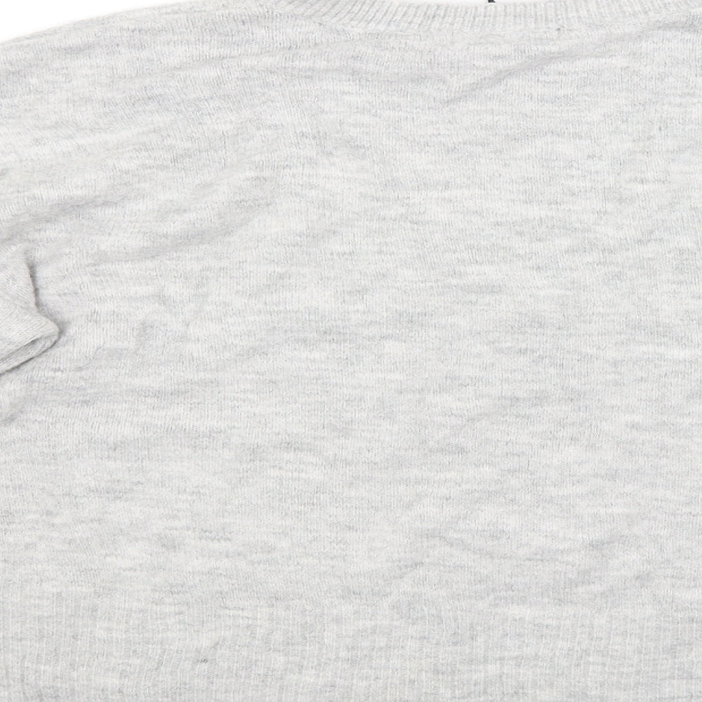 H&M Womens Grey Pullover Jumper Size M