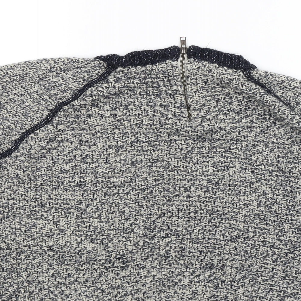 Marks & Spencer Womens Beige Pullover Jumper Size 14