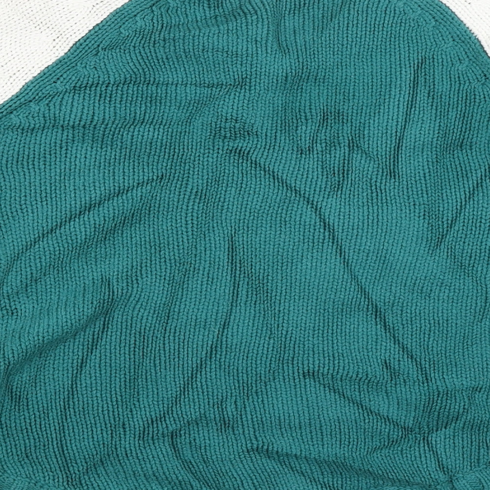 Rainbow Womens Green Pullover Jumper Size 4