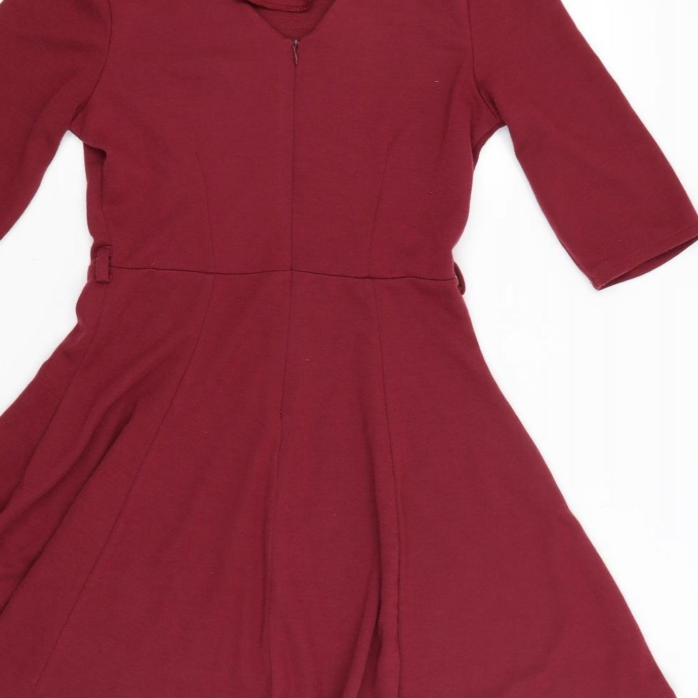 Rare Womens Red A-Line Size 12