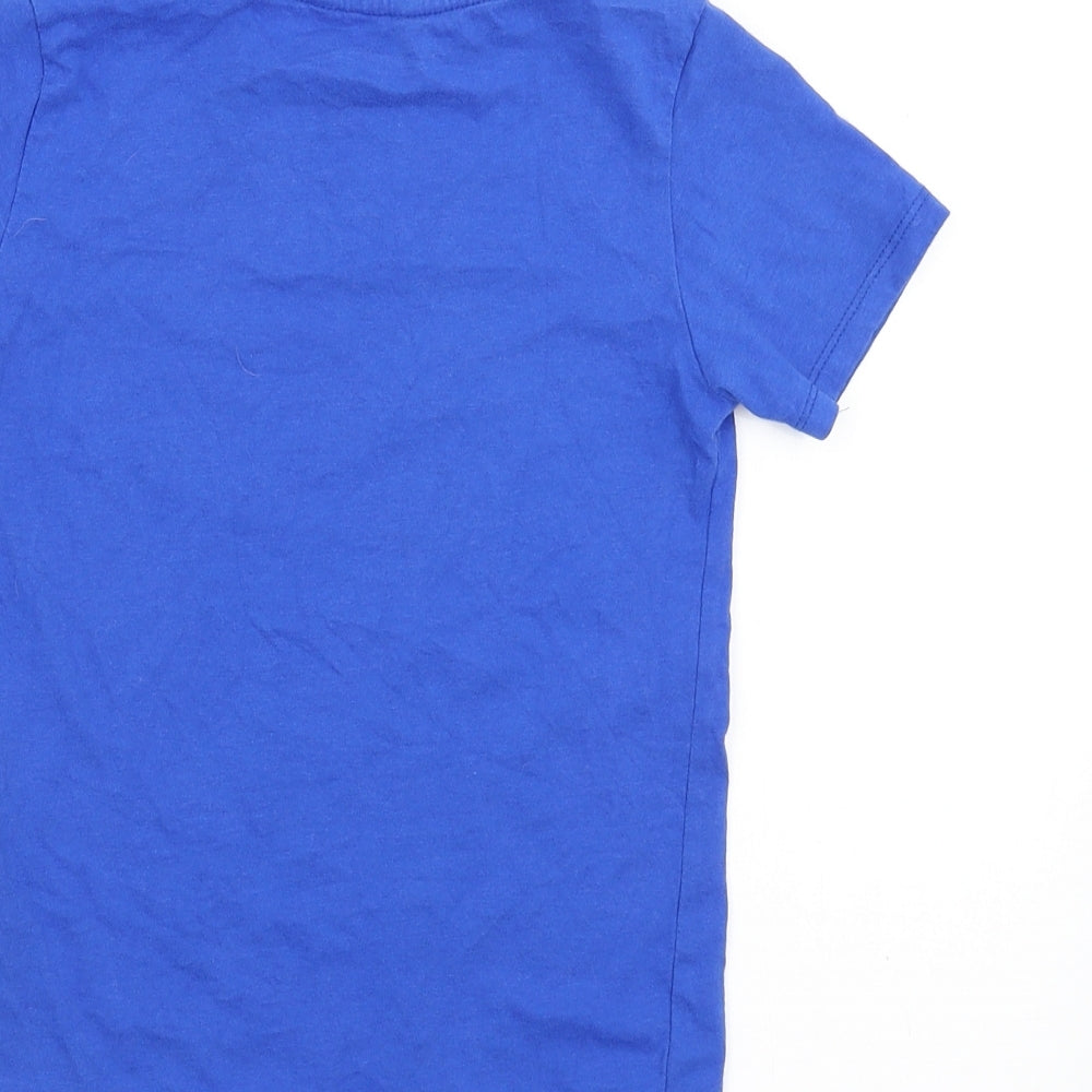 pep & co Boys Blue Basic T-Shirt Size 6-7 Years
