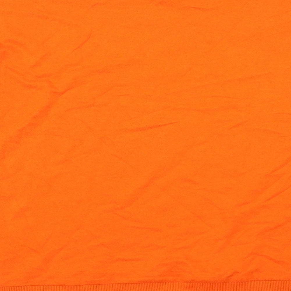 Divided Womens Orange Pullover Jumper Size XS
