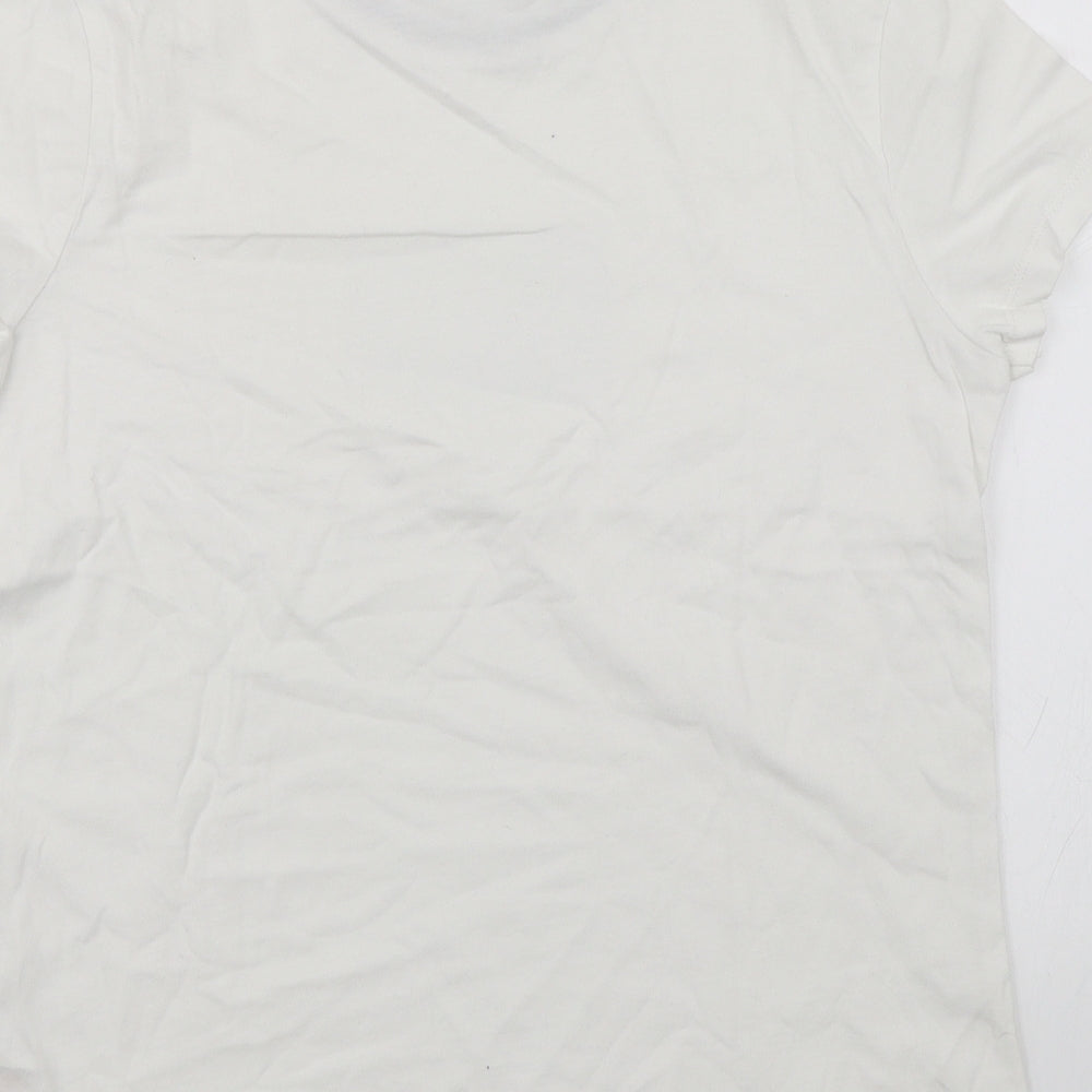 F&F Boys White Basic T-Shirt Size 11-12 Years - Romeo